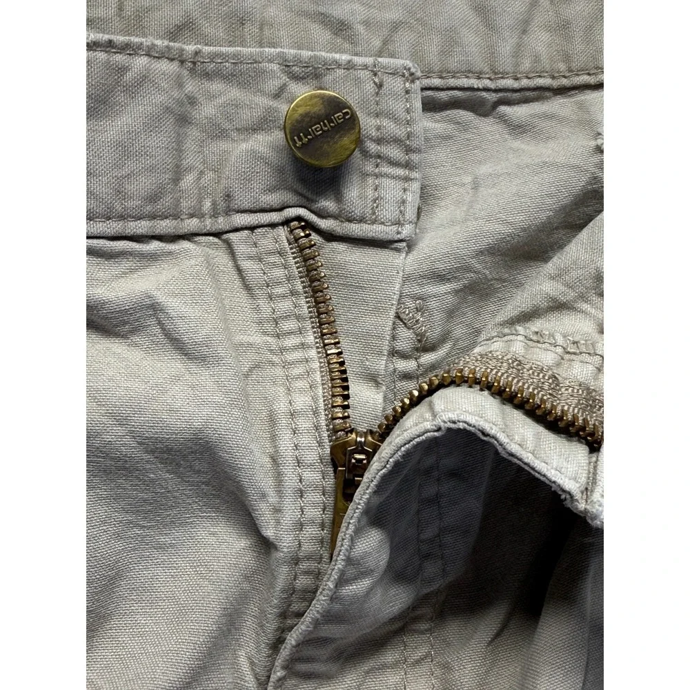 Carhartt Loose Canvas Utility Work Pants‎ Mens 36x32 Tan Original Dungaree Fit